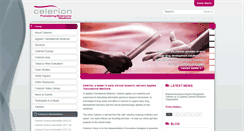Desktop Screenshot of celerion.com
